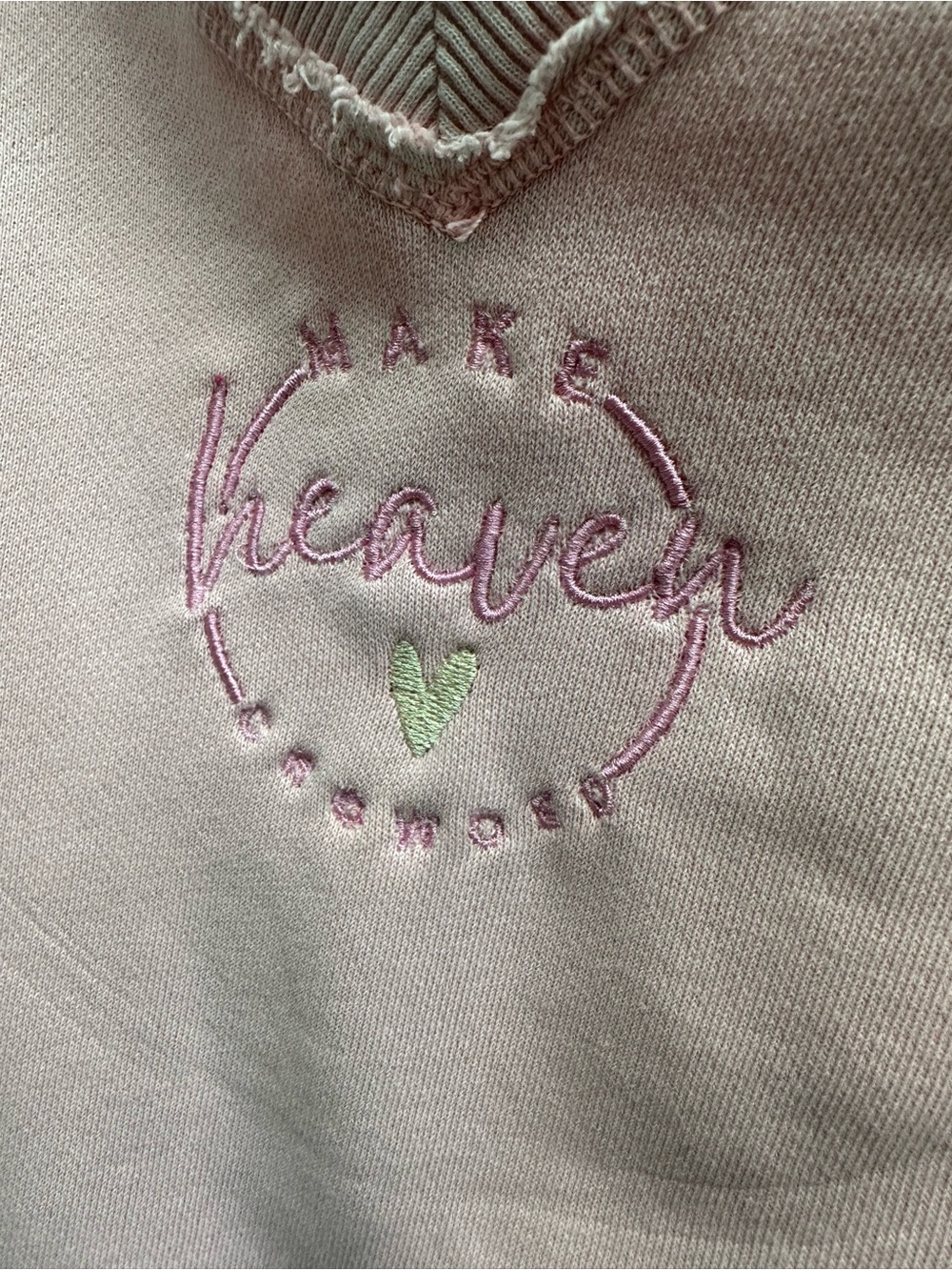 Simply Stitched- Make Heaven Crowded Oversized Aerie. - Picture 4 of 5